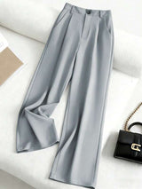 Tailored Wide-Leg Trousers — Timeless Camel Elegance